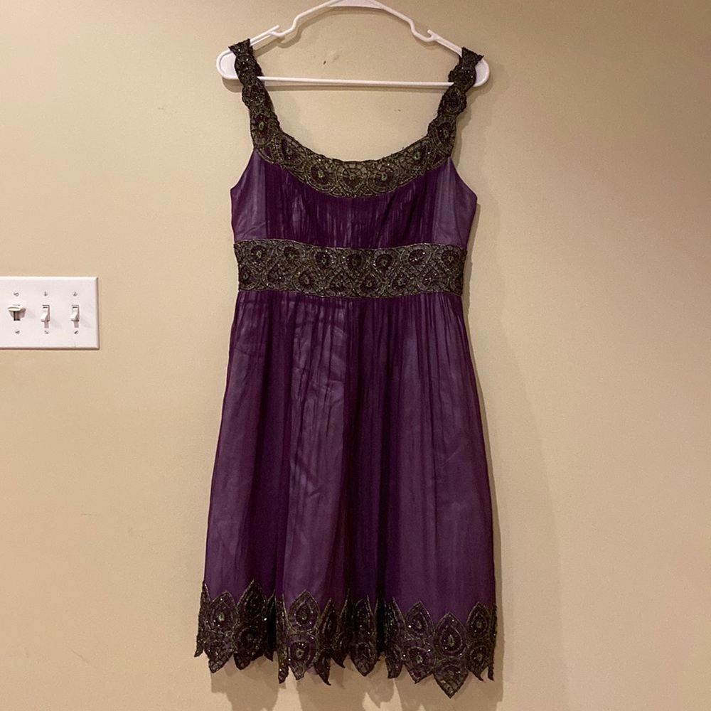 Elegant Purple Evening Dress